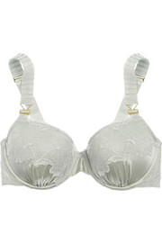 Selma Dancing stretch-silk and lace balconette bra