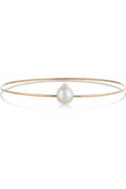 14-karat gold pearl bracelet